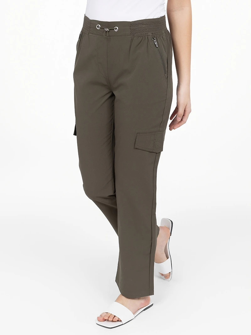 Pantalon étroit semi-ajusté à enfiler