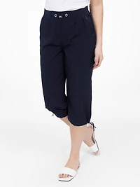 Pull-on capri