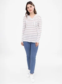 Semi-fitted knit tunic