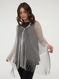 Poncho en tricot