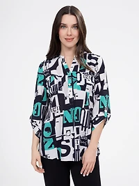 Blouse à manches 3/4