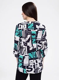 Blouse à manches 3/4