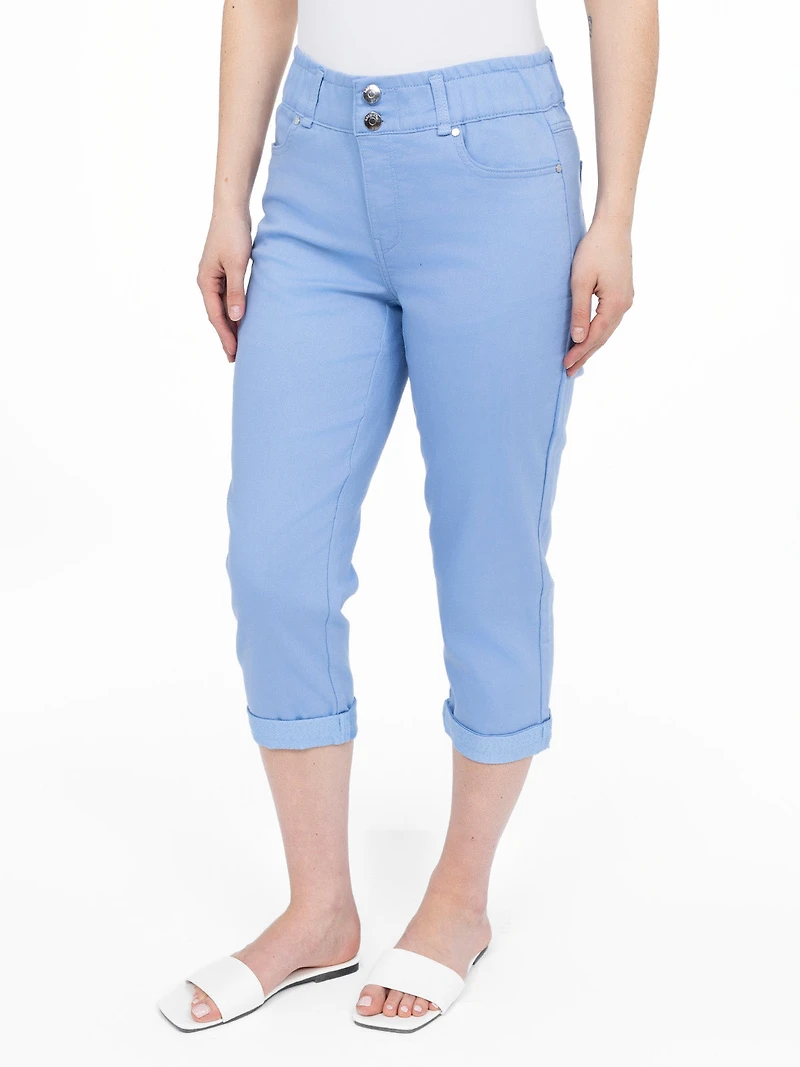 Denim capri