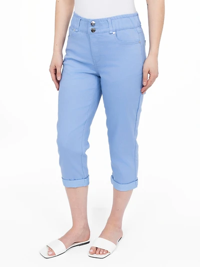 Denim capri