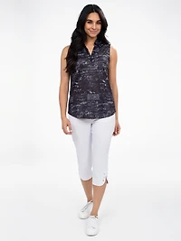 Semi-fitted tank top