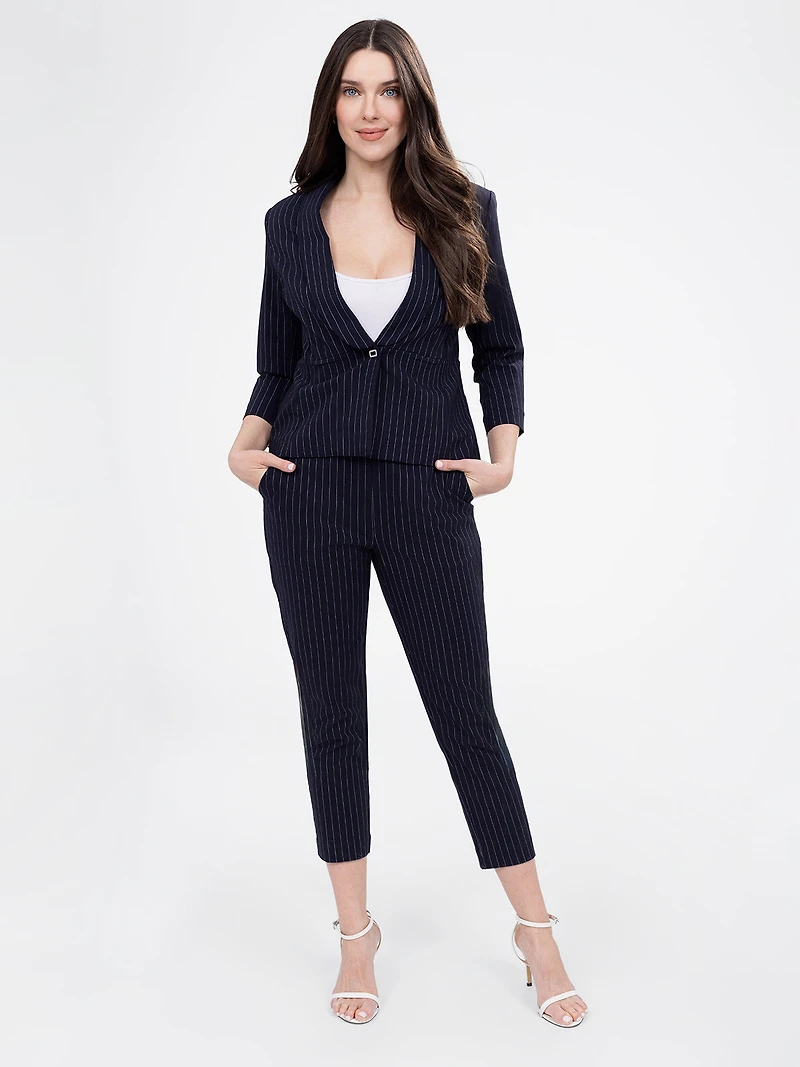 Veston semi ajusté à manches 3/4