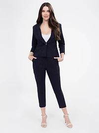 Veston semi ajusté à manches 3/4