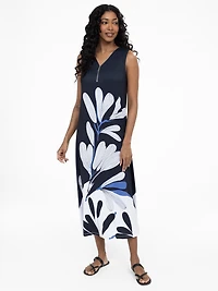 Robe maxi ligne A en tricot