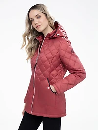 Manteau court semi-ajusté