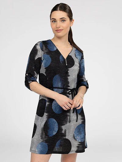 Robe droite semi-ajustée en tricot