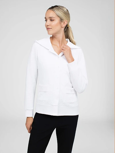 Cardigan semi-ajusté à manches longues