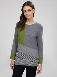 Chandail en tricot à manches longues