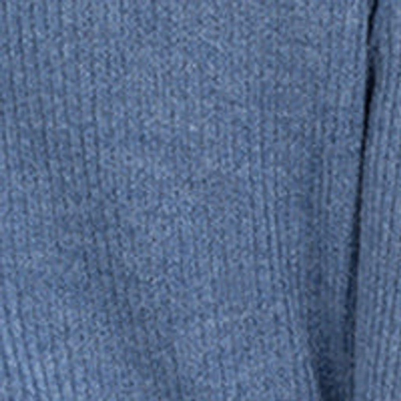 Tunique en tricot semi-ajustée à manches longues