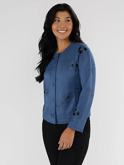 Veste courte à longues manches
