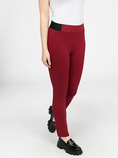 Pantalon étroit ajusté à la cheville enfiler
