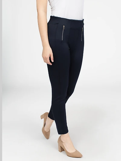 Narrow pull-on pants