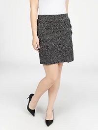 Jupe courte ligne A en tricot