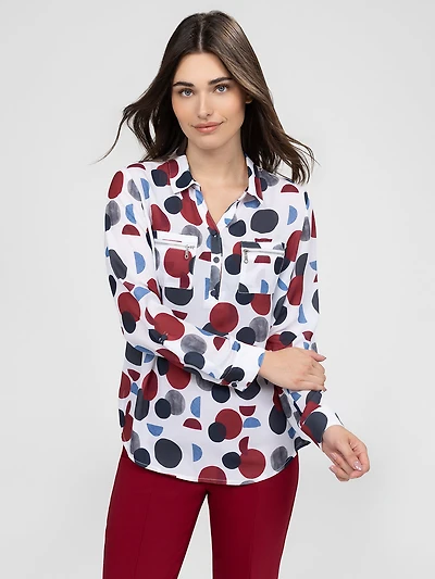 Blouse à manches longues