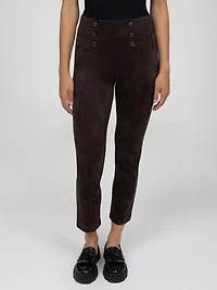 Pantalon étroit semi-ajusté à enfiler