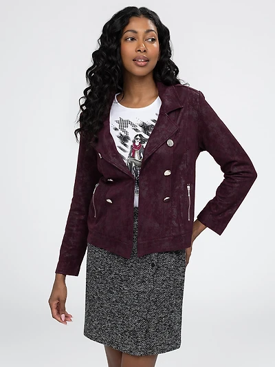 Crop semi-fitted vest