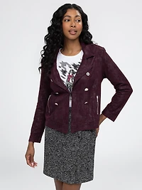 Crop semi-fitted vest