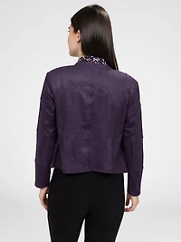 Short semi-fitted blazer
