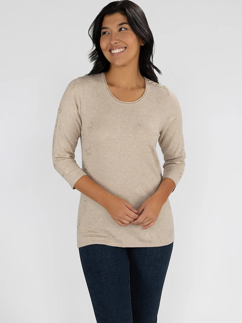 Long-sleeve sweater
