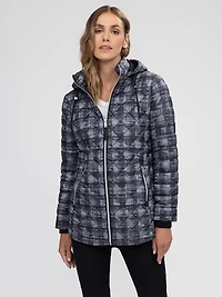 Manteau mi-cuisse semi-ajust
