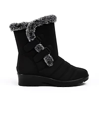 Flat heels winter boots
