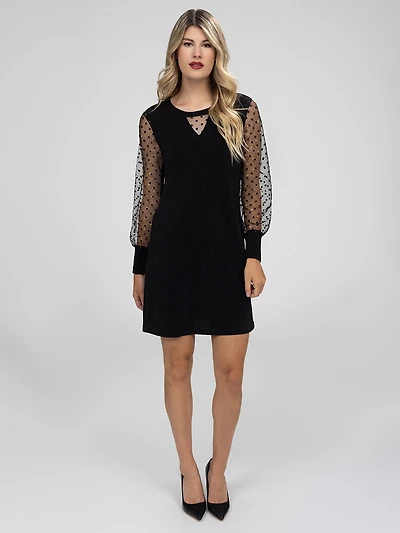 A line midi knit dress