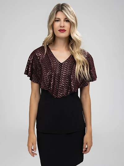 T-shirt semi-ajusté à manches longues