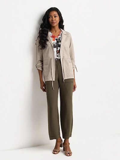 Cardigan semi-ajusté à manches longues