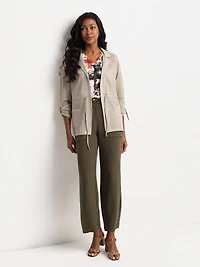 Cardigan semi-ajusté à manches longues