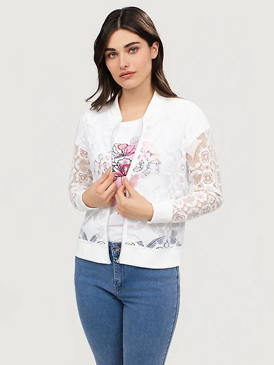 Cardigan semi-ajusté à manches longues