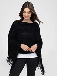 Poncho en tricot