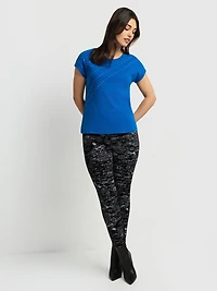 Pantalon semi-ajusté à enfiler