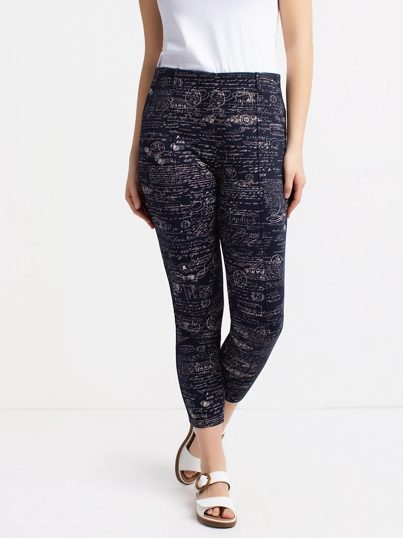 Pantalon semi-ajusté à enfiler