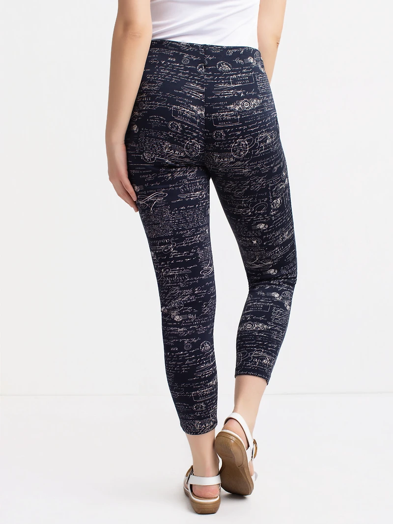 Pantalon semi-ajusté à enfiler