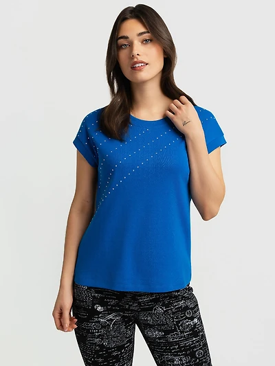 T-shirt ample à manches courtes