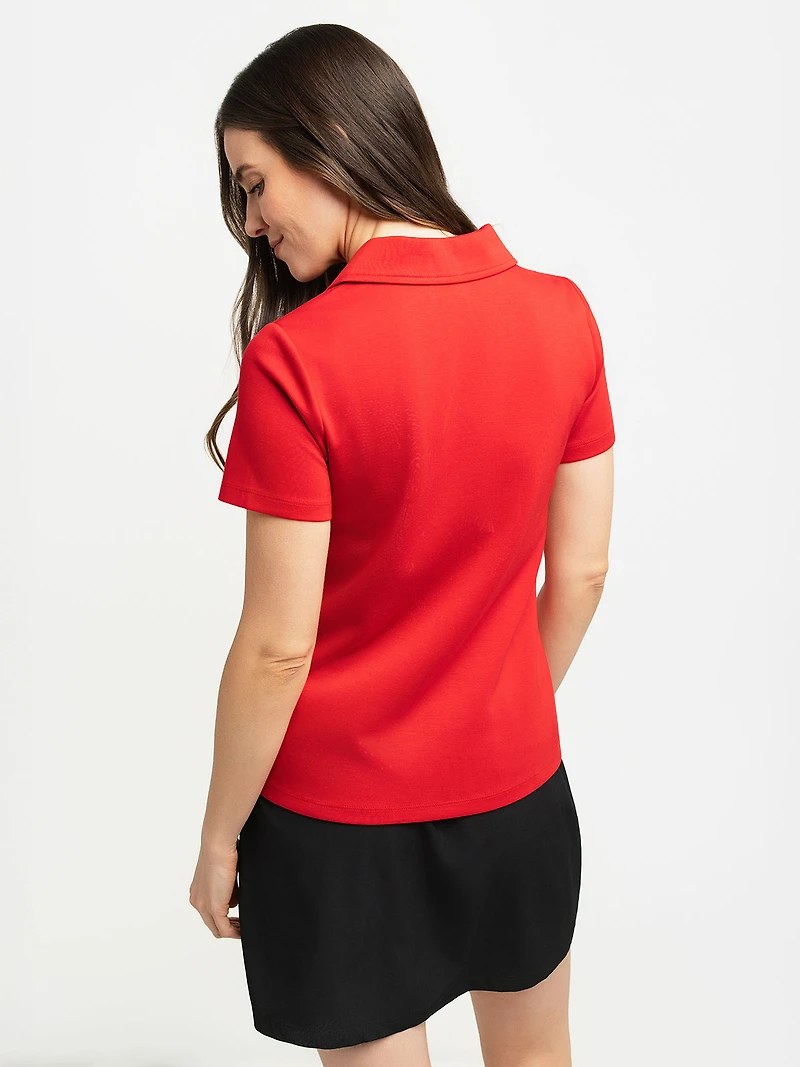 T-shirt semi-ajusté à manches courtes