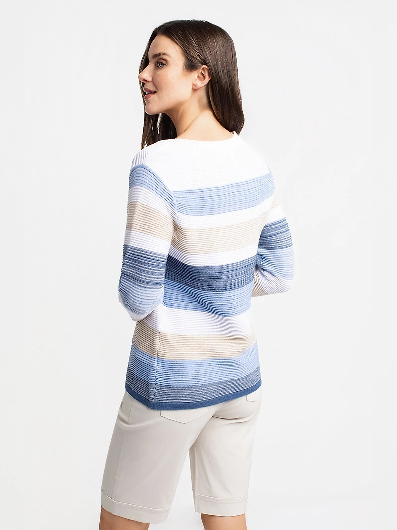 Long-sleeve pullover sweater
