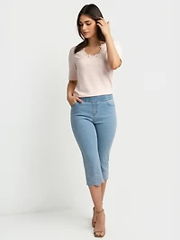 T-shirt semi-ajusté à manches courtes