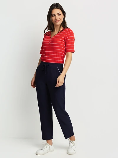 T-shirt semi-ajusté à manches courtes