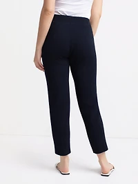 Pantalon habillé étroit semi-ajusté à enfiler - Petite
