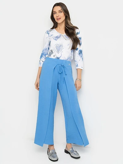 Pantalon habillé à jambe large