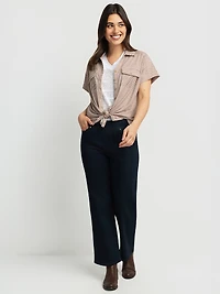 Pantalon denim bootcut