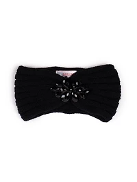 Bandeau tricoté avec perles