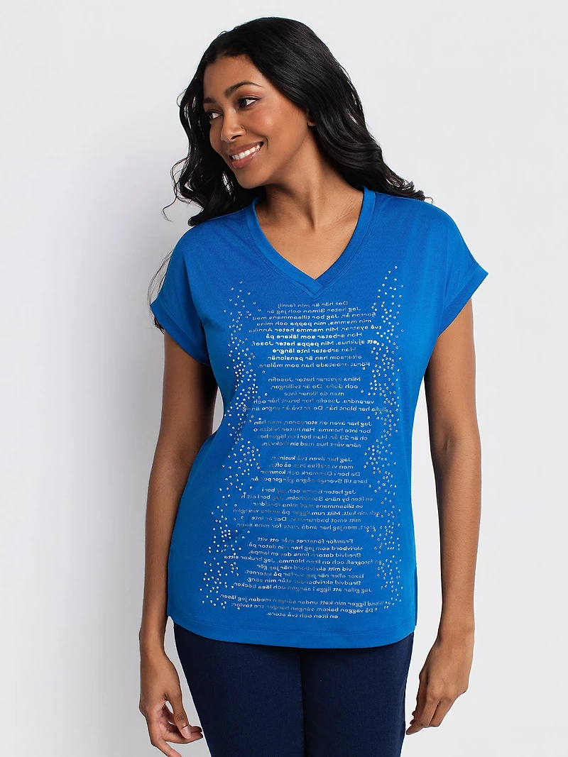 Short-sleeve loose t-shirt