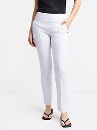 Pantalon étroit semi-ajusté à enfiler