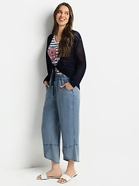 Ankle pull-on pant